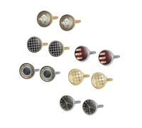 Gemelli Da Uomo Set di fermacravatta for gemelli vintage | Set di gemelli vintage da 6/12 paia con fermacravatta da avvocato