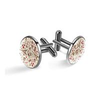 Gemelli da uomo, stile vintage Parigi, a forma di cuore, con bicicletta, gemelli classici neri, per camicia, matrimonio, lavoro, compleanno, gioielli regalo