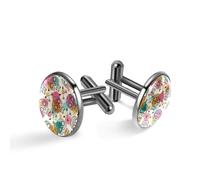 Gemelli da uomo, teschio messicano giorno dei morti vintage modello gemelli per uomo, gemelli classici neri per abito camicia matrimonio lavoro compleanno gioielli regalo