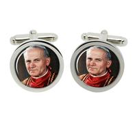 Gemelli Di Papa Giovanni Paolo II In Scatola Di Cromo