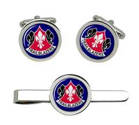 Gemelli E Clip Per Cravatta Set Divisione 70a Fanteria Esercito USA GBP