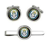 Gemelli E Clip Per Cravatta Set USS Cape St. George (CG-71)