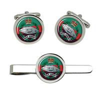 Gemelli E Fermacravatta Royal Tank Regiment British Army - Set