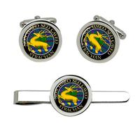Gemelli E Fermacravatta Set Clan Scozzese Strachan