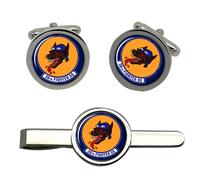 Gemelli E Fermaglio Per Cravatta Set Della 36th Fighter Squadron USAF