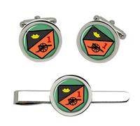 Gemelli E Fermo Cravatta Set Reggimento Artiglieria 1 (Esercito Irlandese)