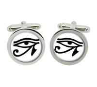 Gemelli Eye Of Horus In Scatola Di Cromo