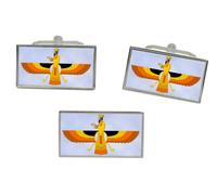 Gemelli Faravahar Rettangolari E Set Gemelli E Fermacravatta