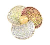 Gemelli floreali alla moda realizzati in robusto Kirsite con bottone europeo standard da 3 mm per uomo vintage fiore gemelli, One Size, come descritto, come descritto