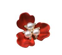 Gemelli floreali con perle Clip Copri bottoni decorativi per camicie Giacche Abiti da sposa Abiti casual Decorazione Copri bottoni eleganti