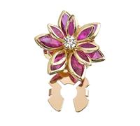 Gemelli floreali per camicia vintage elegante regolabile gemelli da donna abbigliamento abiti e camicie gemelli sciarpa clip per matrimonio incontri outng viaggio, Refer to description, Metallo, Non
