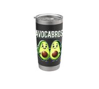 Gemelli, Fratelli, Amici | Avocado divertente, Fratelli, Amicizia Bicchiere termico in acciaio inox doppia parete
