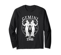 Gemelli Gemelli zodiacali Nati nel 1946 Maglia a Manica