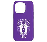 Gemelli Gemelli zodiacali nati nel 2017 Custodia per iPhone 15 Pro