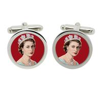 Gemelli Giovane Queen Elizabeth II In Scatola Cromata