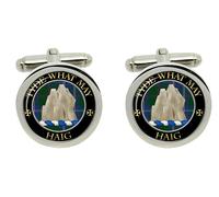 Gemelli Haig Scottish Clan In Scatola In Chrome