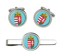 Gemelli Hungary Con Stemma E Set Fermacravatta
