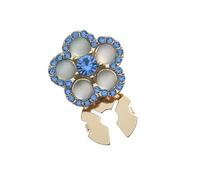 Gemelli in metallo a tema animale, design robusto per riunioni aziendali e sociali, fiori e camicie, One Size, come descritto, come descritto