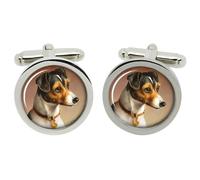 Gemelli Jack Russell Di Carl Reichert In Scatola Cromo