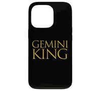 Gemelli King per compleanni da maggio a giugno zodiaco Gemelli Custodia per iPhone 13 Pro