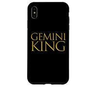 Gemelli King per compleanni da maggio a giugno zodiaco Gemelli Custodia per iPhone XS Max