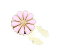 Gemelli Kirsite alla moda con robusta finitura smaltata multicolore margherite Boutonniere borchie adatti per tutte le stagioni in lega di metallo abito camicia borchie, One Size, come descritto, come