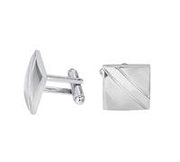 Gemelli moderni in rame testurizzato francese, vestibilità comoda, chiusura accessori da lavoro per matrimoni. Gemelli eleganti dal design francese