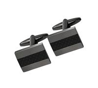 Gemelli Neri Classici per Uomo Eleganti e Senza Tempo Gemelli da Uomo in Metallo Lucido Gemelli Formali per Matrimonio, Lavoro, Anniversario, Festa del papà Regalo Perfetto