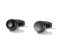 Gemelli per lo sposo, gemelli rotondi in lega smaltata per il padre dello sposo, alla moda professionale, lega metall, Non pietra preziosa