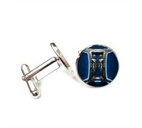 Gemelli per polsini camicia, Angelo Gemelli Scienza Rilievo In Metallo Fortuna Regalo Amico, Versatile Dodici Segni Zodiacali, Fibbia Per Polsino Personalizzata, Accessorio Per Camicia Regalo Per Padr
