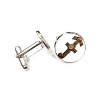 Gemelli per polsini camicia, Barometro Ingranaggio Retrò Corrosione Steam Punk, Sagittario Dodici Segni Zodiacali, Fibbia Per Polsino Personalizzata, Accessorio Per Camicia Regalo Per Contabile Capo