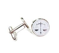 Gemelli per polsini camicia, Bilancia A Forma Di Cielo Stellato, Mappa Di Fantascienza, Topologia, Dodici Segni Zodiacali Della Bilancia, Fibbia Per Polsino, Accessorio Per Camicia, Regalo Per Contabi