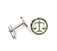Gemelli per polsini camicia, Bilancia Bilancia, Bilancia Dal Design Innovativo, Stile Circuito Stampato, Dodici Segni Zodiacali, Fibbia Per Polsino, Accessorio Per Camicia, Regalo Per Contabile, Capo,