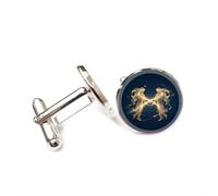 Gemelli per polsini camicia, Gemelli Raggio D'Angelo Flusso Di Particelle Fortuna Regalo Amico, Versatile Dodici Segni Zodiacali, Fibbia Per Polsino Personalizzata, Accessorio Per Camicia Regalo Per P