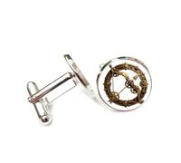 Gemelli per polsini camicia, Ingranaggio A Freccia Retrò Meccanico Steampunk, Sagittario Dodici Segni Zodiacali, Fibbia Per Polsino Personalizzata, Accessorio Per Camicia Regalo Per Contabile Capo Af