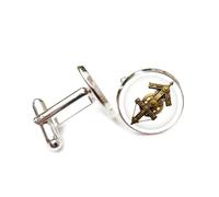 Gemelli per polsini camicia, Ingranaggio In Bronzo, Stile Steam Punk, Sagittario, Dodici Segni Zodiacali, Fibbia Per Polsino Personalizzata, Accessorio Per Camicia, Regalo Per Contabile, Capo, Affari,