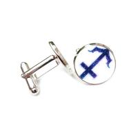 Gemelli per polsini camicia, Moda Nebulosa Entanglement Quantistico, Sagittario Dodici Segni Zodiacali, Fibbia Per Polsino Personalizzata, Accessorio Per Camicia Regalo Per Contabile Capo Affari Matri