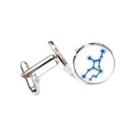 Gemelli per polsini camicia, Nebulosa Vergine Cosmo Entanglement Quantistico Regalo Per Il Miglior Amico, Vergine Dodici Segni Zodiacali, Fibbia Per Polsino Personalizzata, Accessorio Per Camicia Rega