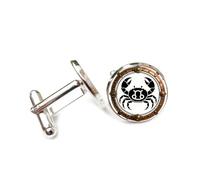 Gemelli per polsini camicia, Novità Di Granchio, Ingranaggio Meccanico Di Alta Gamma, Metallo Pesante, Segni Zodiacali Del Cancro, Fibbia Per Polsino, Accessorio Per Camicia, Regalo Per Contabile, Ca