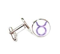 Gemelli per polsini camicia, Orario Di Incontro Del Toro Nebulosa Cosmica Entanglement Quantistico, Toro Dodici Segni Zodiacali, Fibbia Per Polsino Portafortuna Personalizzata, Accessorio Per Camicia