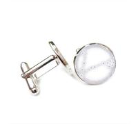 Gemelli per polsini camicia, Pesce Nebulosa Scia Entanglement Quantistico Fortuna Amico Regalo, Pesci Dodici Zodiaco, Fibbia Per Polsino Personalizzata, Accessorio Per Camicia Regalo Per Contabile Fid