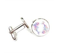 Gemelli per polsini camicia, Scansione Digitale Del Pesce Pesci, Arte Del Difetto, Regalo Per Il Miglior Amico, Pesci, Dodici Segni Zodiacali, Fibbia Per Polsino Personalizzata, Accessorio Per Camicia