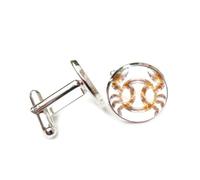 Gemelli per polsini camicia, Simbolo Del Granchio, Fulmine, Cristallo Energetico, Dodici Segni Zodiacali Del Cancro, Fibbia Personalizzata Per Polsino, Accessorio Per Camicia, Regalo Per Contabile, Ca