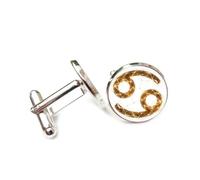 Gemelli per polsini camicia, Simbolo Del Granchio, Nebulosa, Entanglement Quantistico, Dodici Segni Zodiacali Del Cancro, Fibbia Per Polsino, Accessorio Per Camicia, Regalo Per Contabile, Capo, Affari