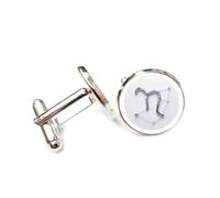 Gemelli per polsini camicia, Simbolo Di Nebulosa Di Alta Qualità Con Texture Metallica, Dodici Segni Zodiacali Dell'Ariete, Fibbia Per Polsino, Accessorio Scintillante Per Camicia, Regalo Per Contabi