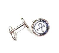 Gemelli per polsini camicia, Simbolo Freccia Mappa Stellare Rilievo In Lega, Dodici Segni Zodiacali Futuristi Ariete, Fibbia Per Polsino, Accessorio Per Camicia Regalo Per Contabile Capo Affari Matrim