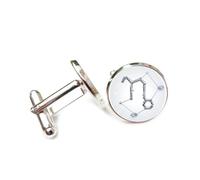 Gemelli per polsini camicia, Topologia Tridimensionale Della Stella Nebulosa, Fibbia Per Polsino Con Dodici Segni Zodiacali Del Capricorno, Accessorio Per Camicia, Regalo Per Contabile, Capo, Affari,