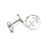 Gemelli per polsini camicia, Totem Stella Freccia Cava Topologia Del Cielo, Sagittario Dodici Segni Zodiacali, Fibbia Per Polsino Personalizzata, Accessorio Per Camicia Regalo Per Contabile Capo Affar