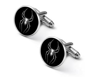 Gemelli personalizzati a forma di ragno, fermacravatta vintage, regali di nozze per papà, nonno e papà