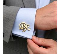 Gemelli personalizzati con elegante, Gemelli da matrimonio con personalizzato, Gemelli per con in acciaio inossidabile argentato, Gemelli per e testimone, Gioielli minimalisti da , , Regalo unico per